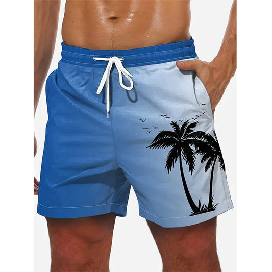 Trendy Palm Tree Swim Shorts